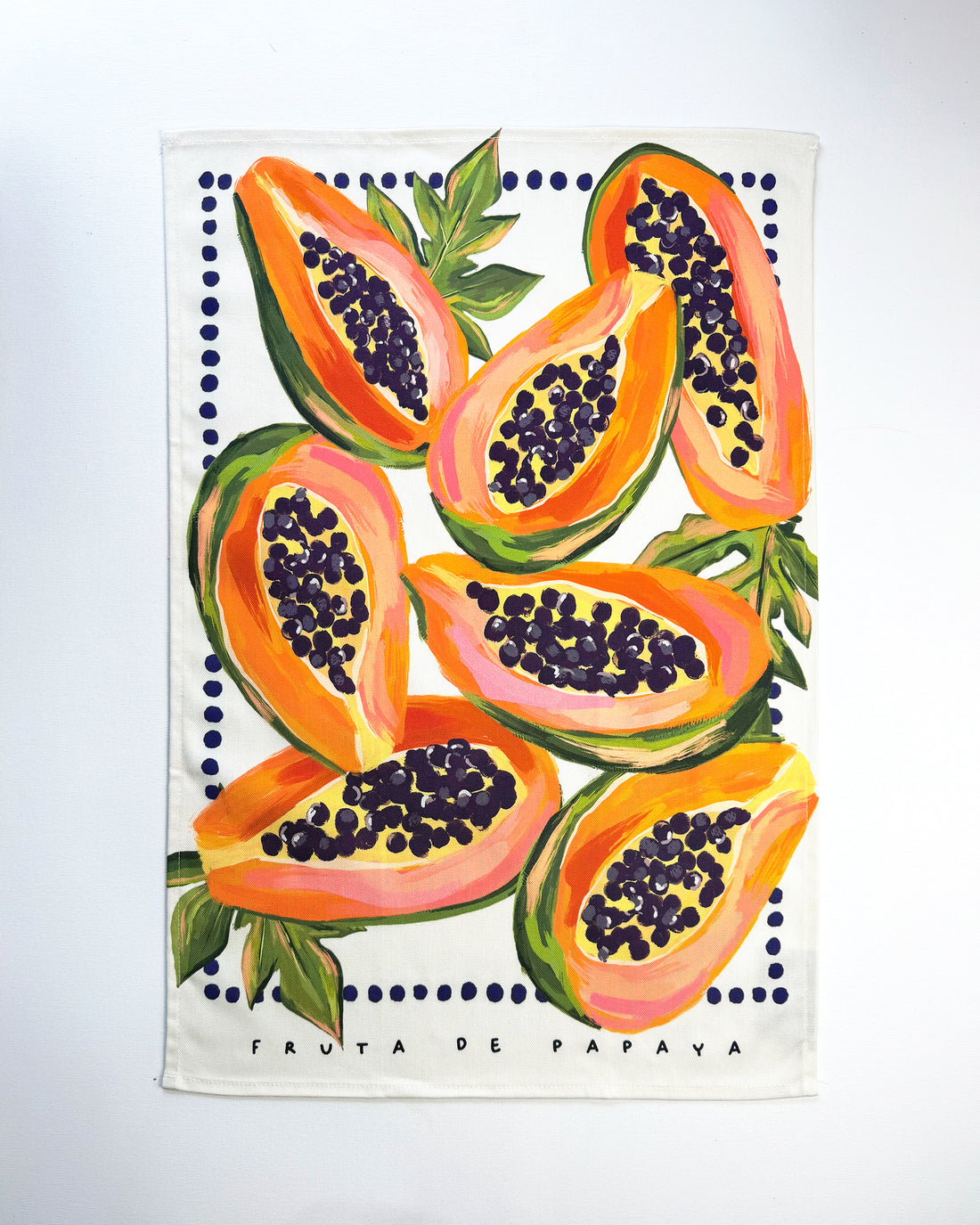 Papaya Tea Towel