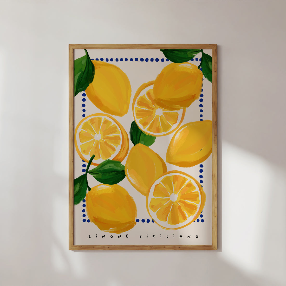 Sicilian Lemon Fruit Art Print