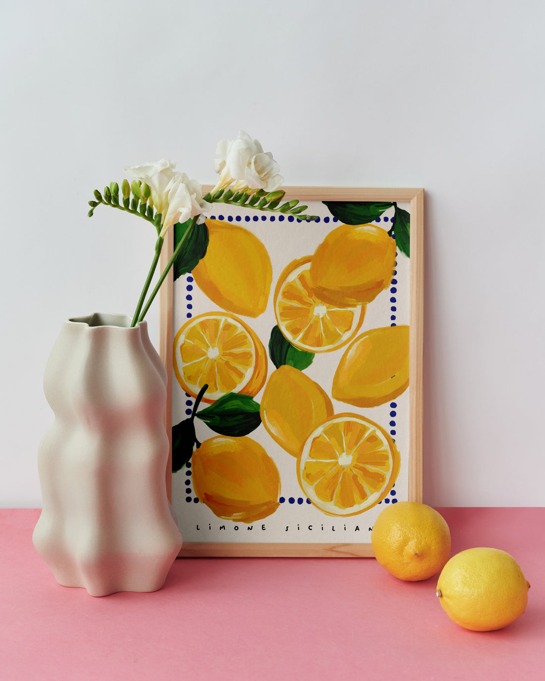 Sicilian Lemon Fruit Art Print