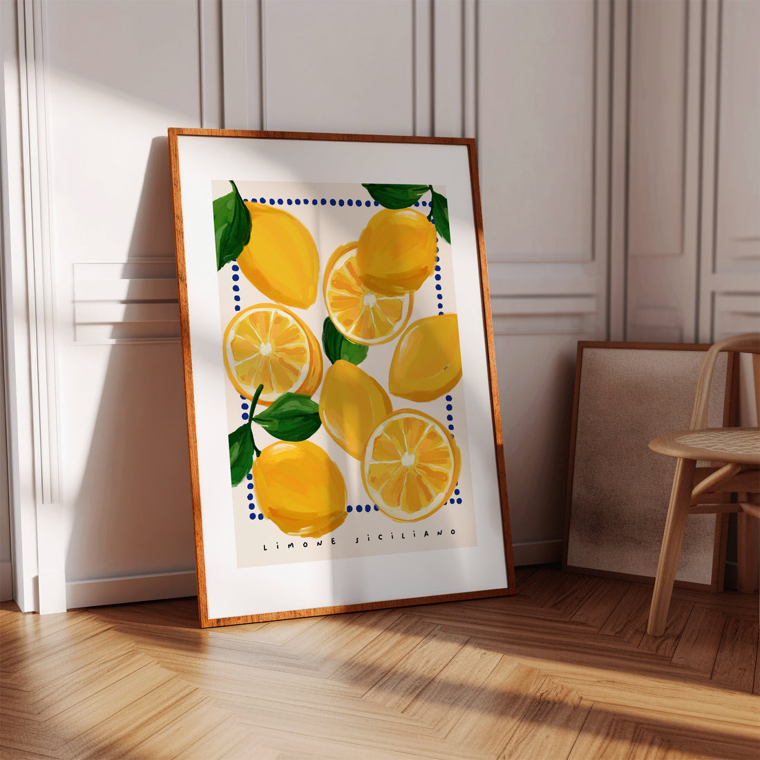 Sicilian Lemon Fruit Art Print