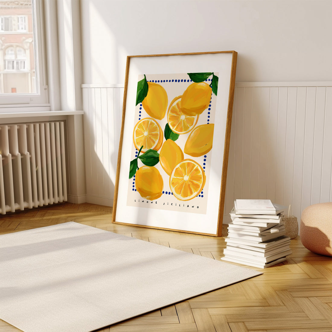 Sicilian Lemon Fruit Art Print