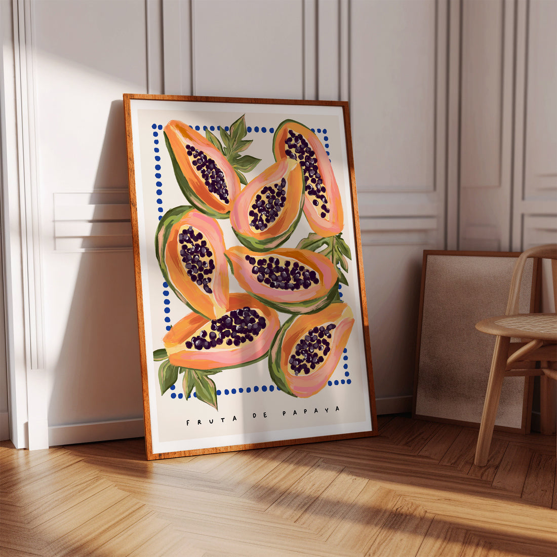 Papaya Fruit Art Print