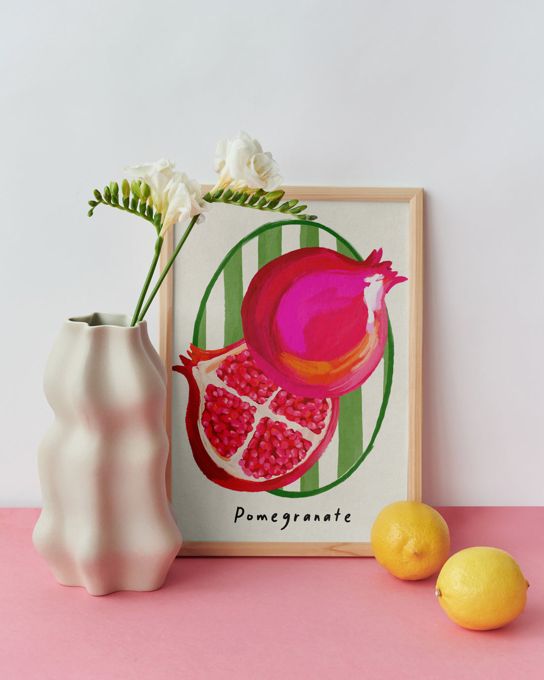 Pomegranate Fruit Art Print