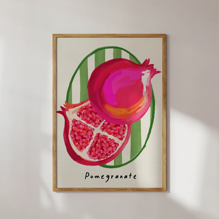 Pomegranate Fruit Art Print