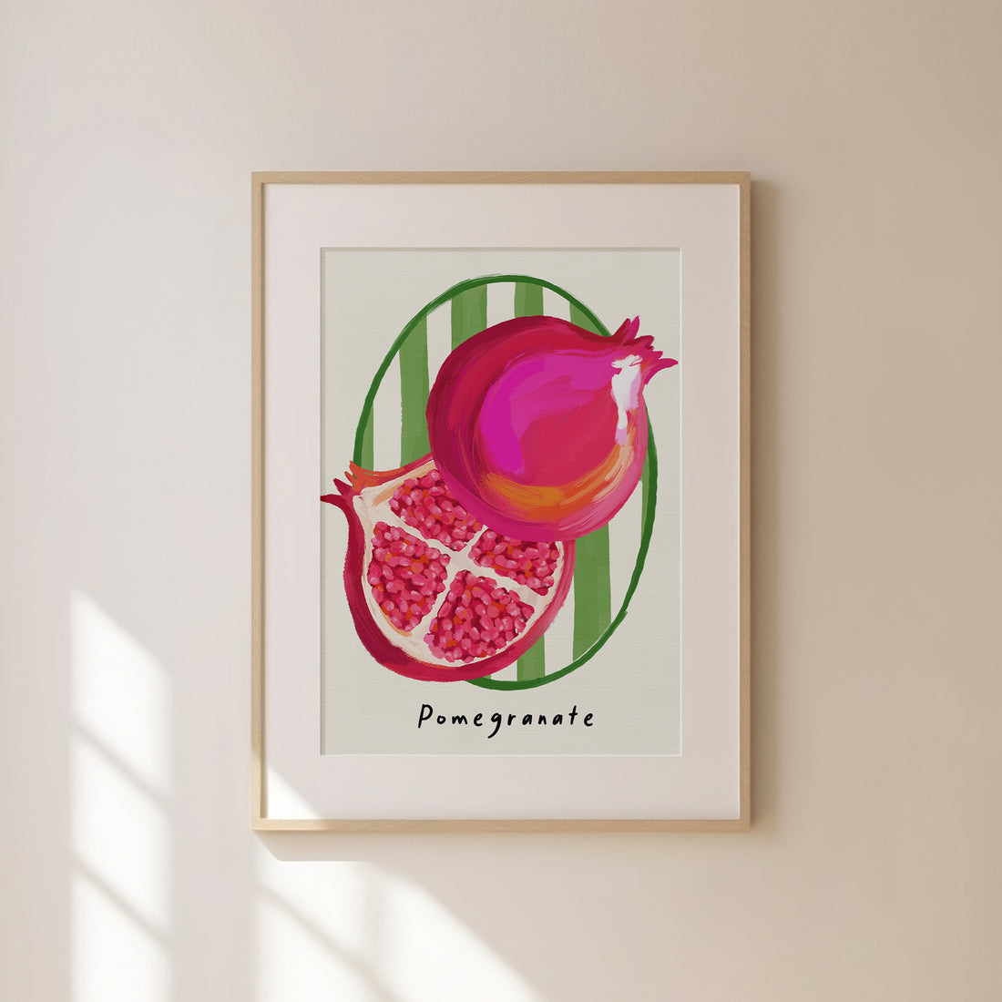 Pomegranate Fruit Art Print