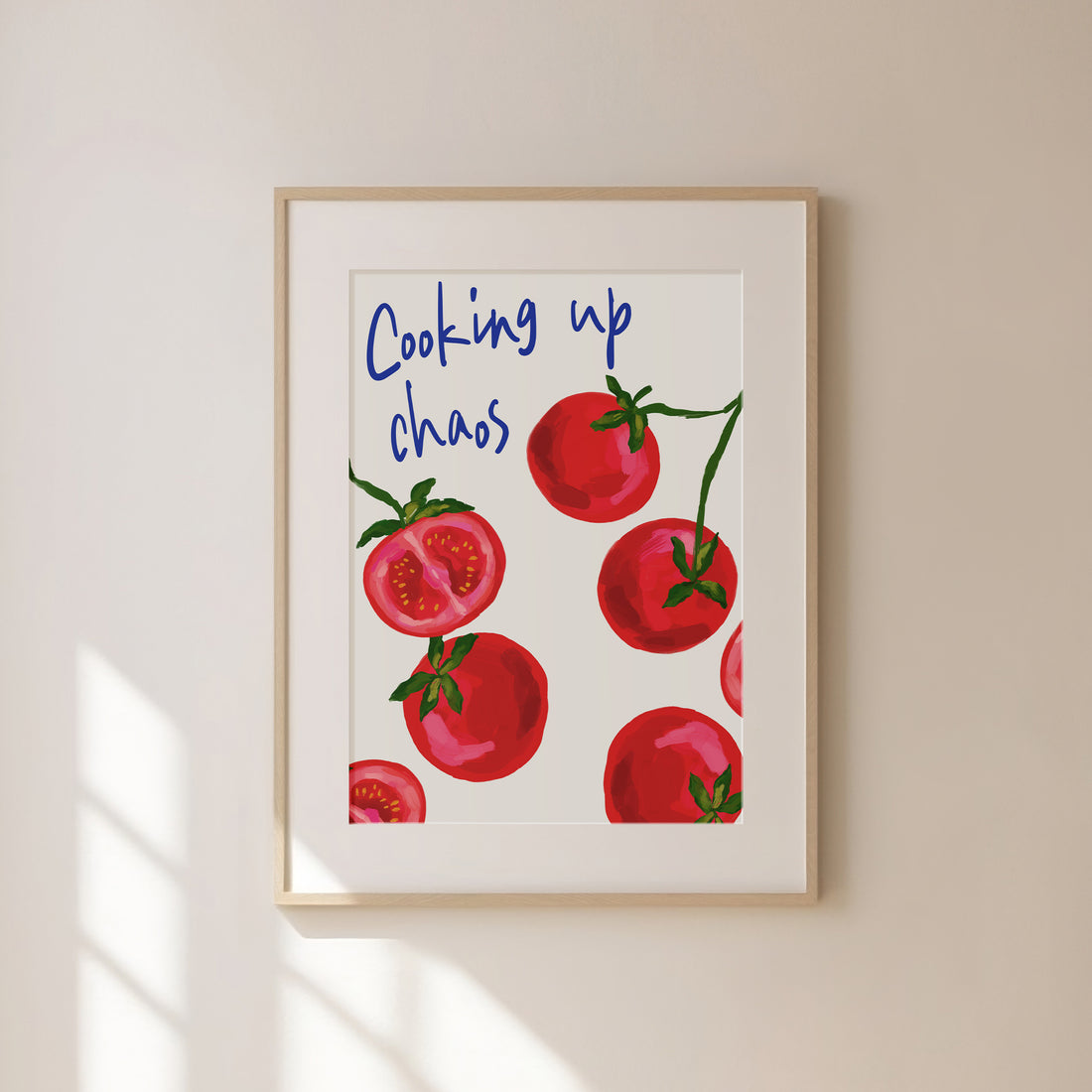 Cooking Up Chaos Tomato Print