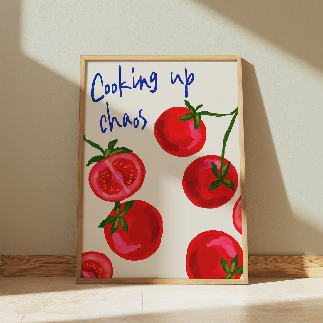 Cooking Up Chaos Tomato Print